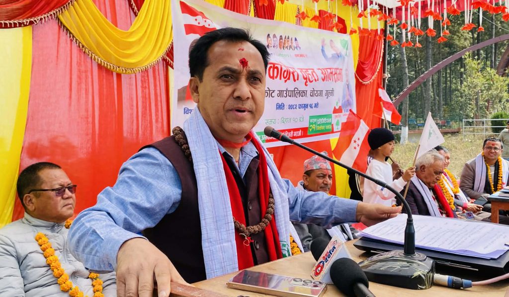  वर्तमान संकट समाधानका लागि कांग्रेसले मात्रै सक्छ : विश्वप्रकाश शर्मा