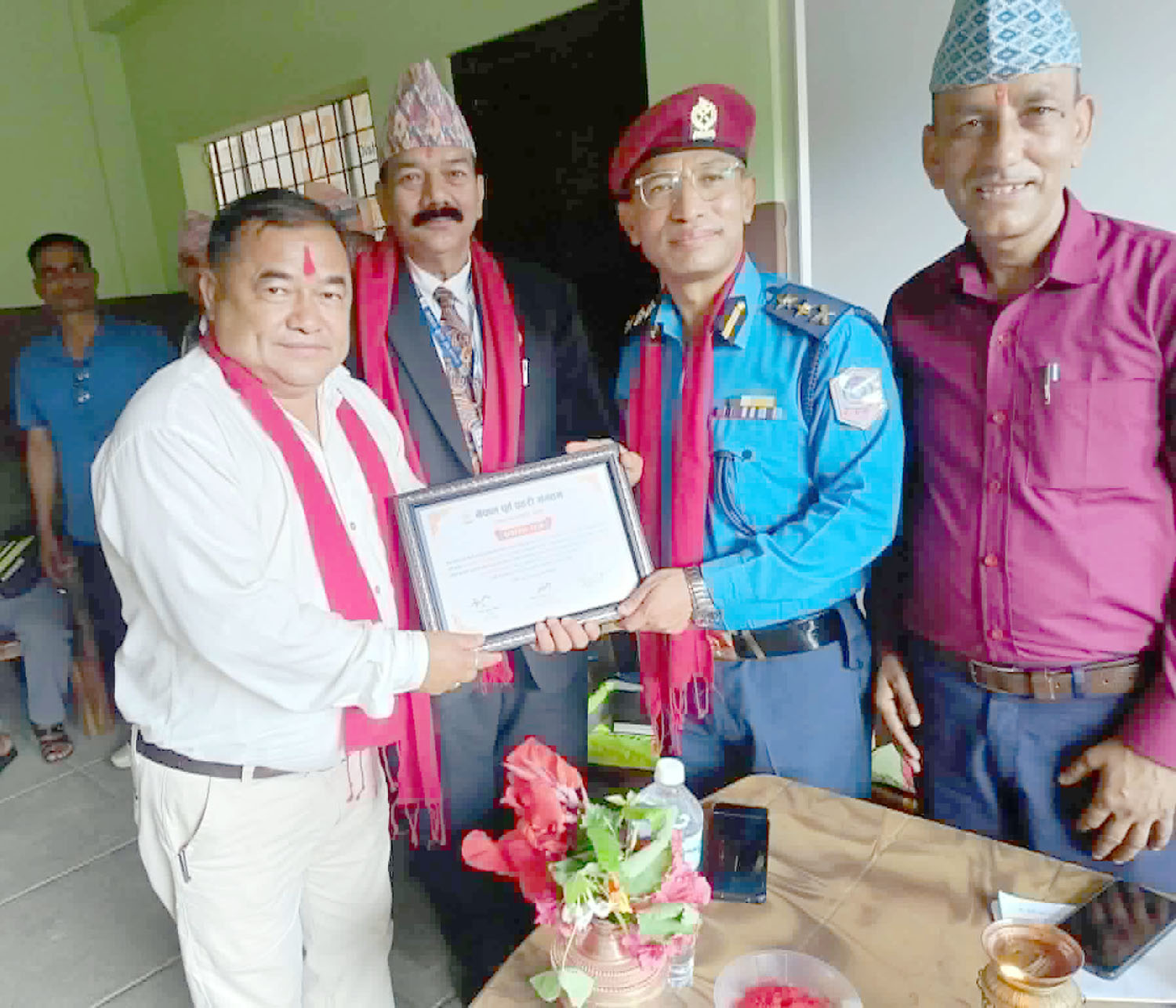 पूर्व प्रहरी संगठन पाल्पाको अध्यक्षमा उप्रेती