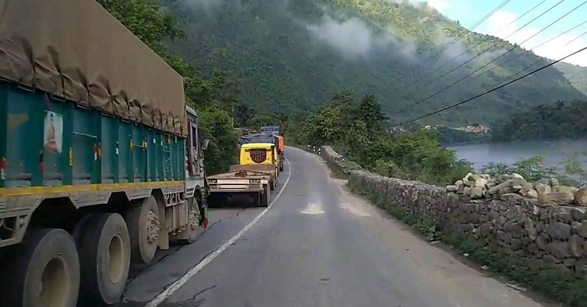 रुद्रवेणी–वामीटक्सार सडक चैतभर बन्द हुने