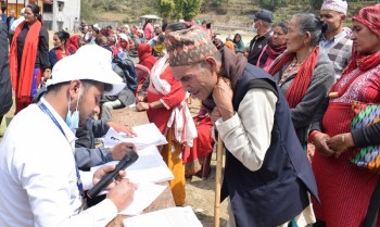 सन्धिखर्कमा निःशुल्क आयुर्वेद स्वास्थ्य शिविर सम्पन्न