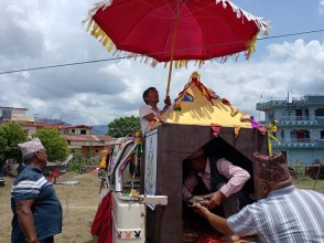 दमकडामा निकालियो ३८० वर्ष पुरानो ‘माण्डव्य ऋषिको रथयात्रा’
