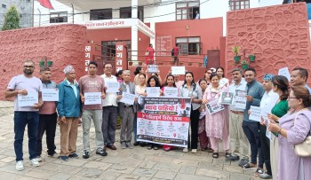 बारामा तीन वर्षीया बालिकाको हत्याको विरोधमा पाल्पामा प्रदर्शन