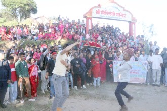 पाल्पाका विभिन्न देवी मन्दिरमा सराए नाँच