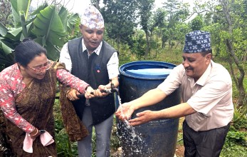 तानसेनको छापथोकका घर–घरमा खानेपानी 