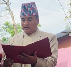 लुम्बिनी सरकार : पाल्पाका खेम सारु बने मन्त्री, मुख्यमन्त्रीसहित आठ मन्त्रीले लिए शपथ