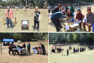 प्रतिनिधि सभा निर्वाचन : पाल्पामा निर्वाचन प्रहरीलाई मतदान केन्द्र सुरक्षाको नमुना अभ्यास