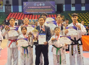 आईटीएफ तेक्वान्दो राष्ट्रिय प्रतियोगितामा पाल्पाका खेलाडीको उत्कृष्ट प्रदर्शन