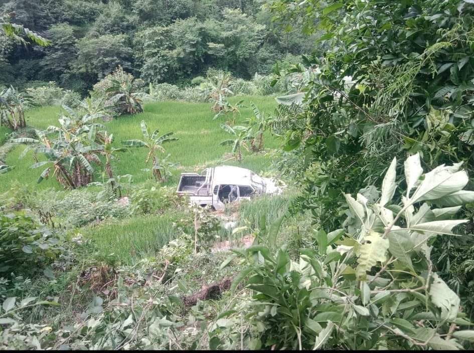 तानसेनमा जिप दुर्घटना हुँदा ६ घाइते