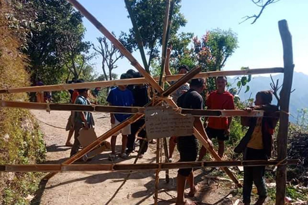 पाल्पामा उच्च सतर्कता,  अपरिचित व्यक्तिलाई प्रवेशमा रोक