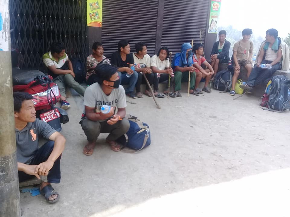 मदाने गाउँपालिकाद्वारा अलपत्र मजदुरको उद्दार