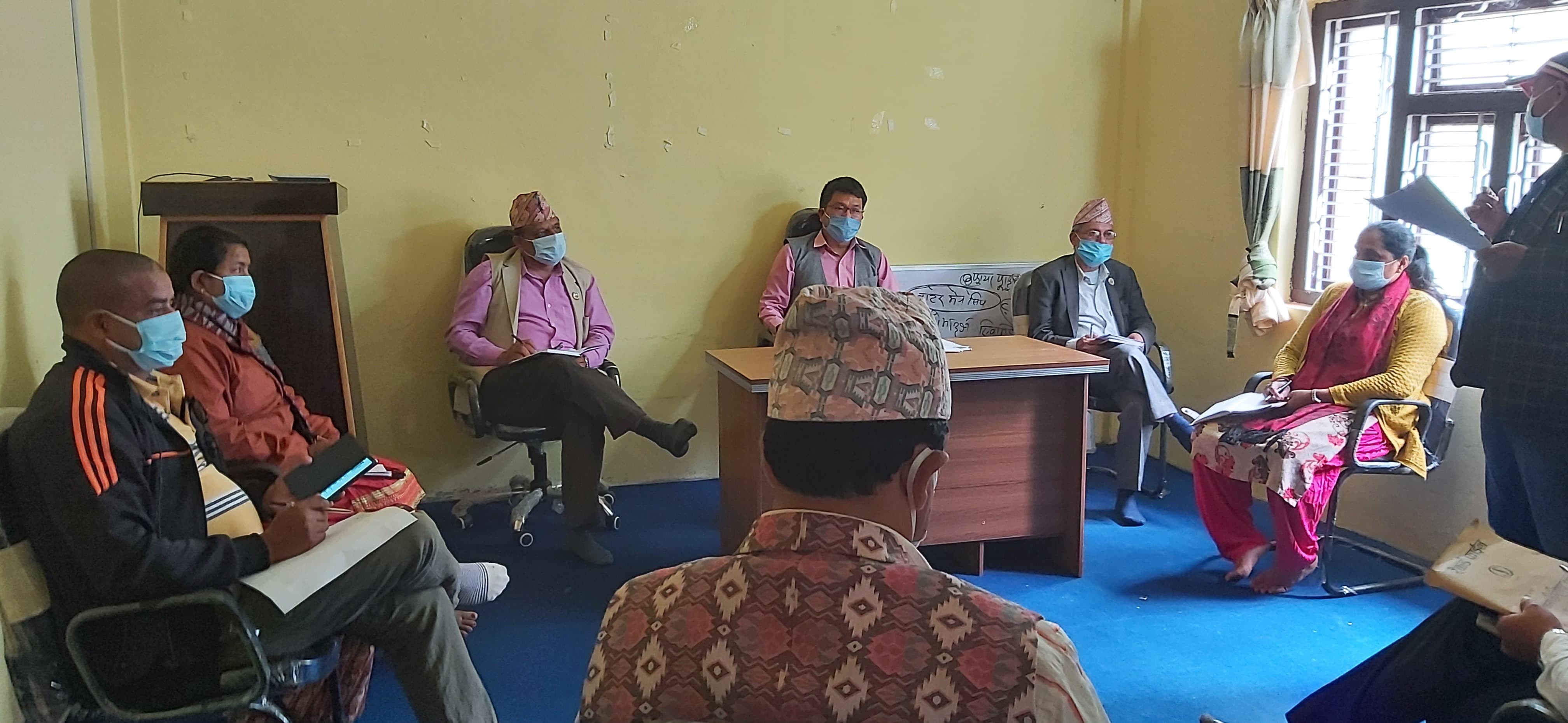 प्रदेश सांसदद्वारा माथागढी गाँउपालिकामा अनुगमन