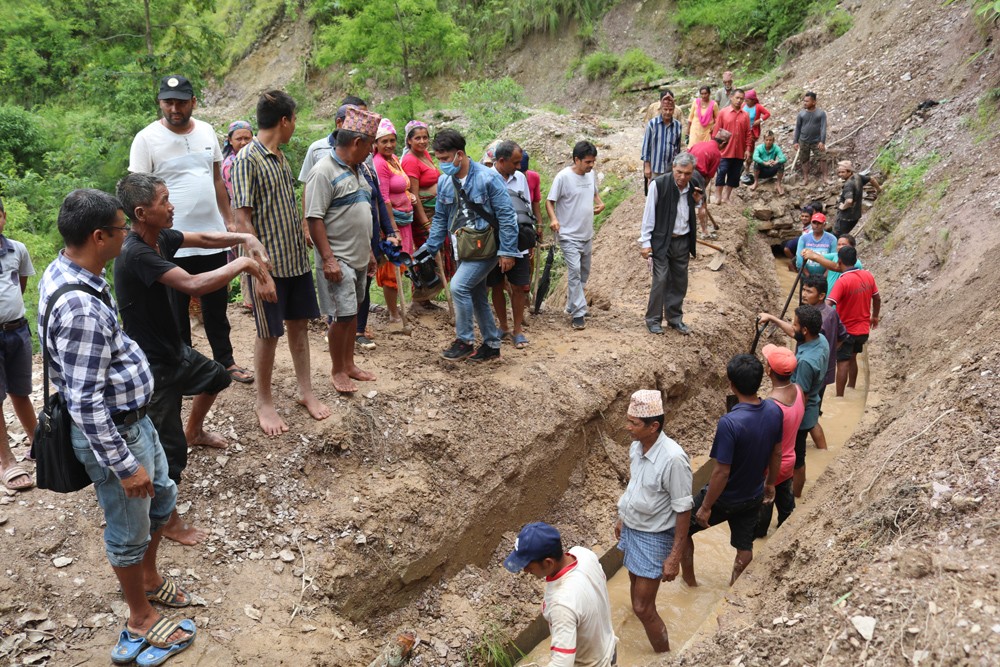 रामपुरमा सिँचाइ आयोजना पाँच महिना अगावै सकियो