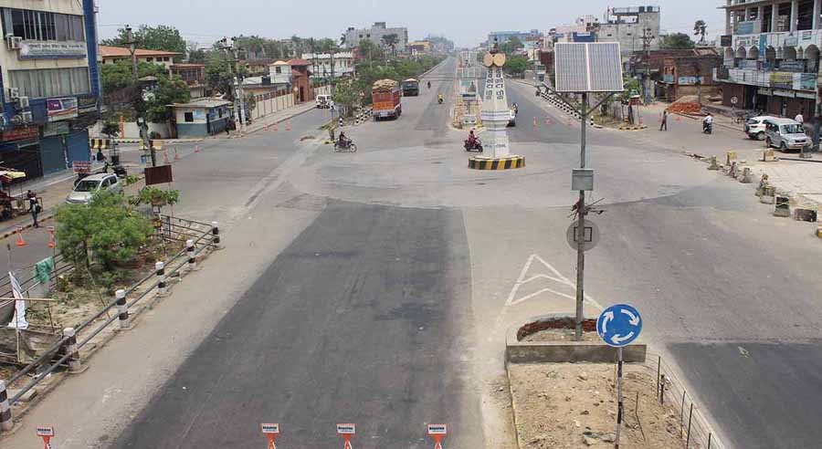 रुपन्देहीमा निषेधाज्ञाको पहिलो दिन नै सुनसान