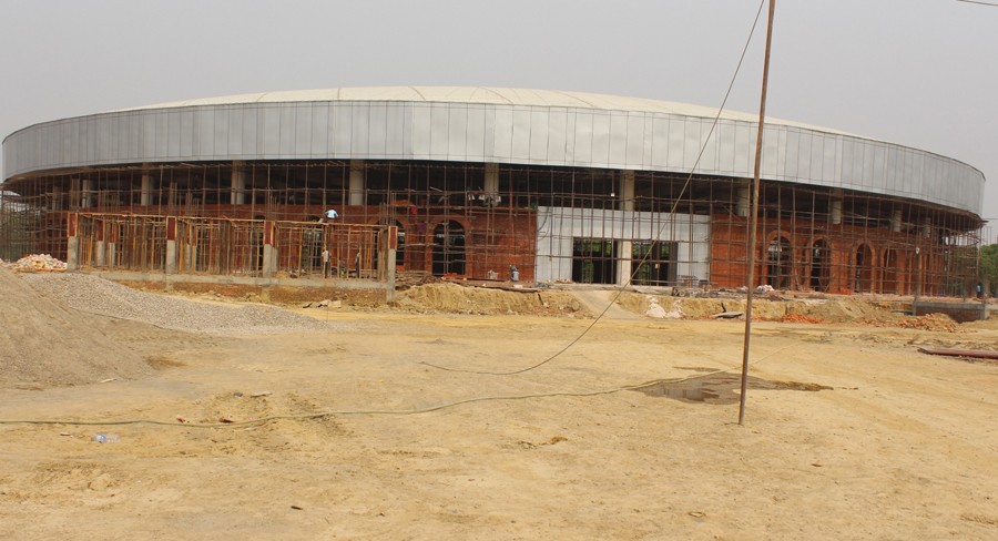 लुम्बिनी सभागृहको काम अन्तिम चरणमा