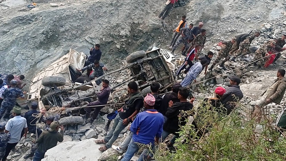 बझाङमा जिप दुर्घटना हुँदा छ जनाको मृत्यु