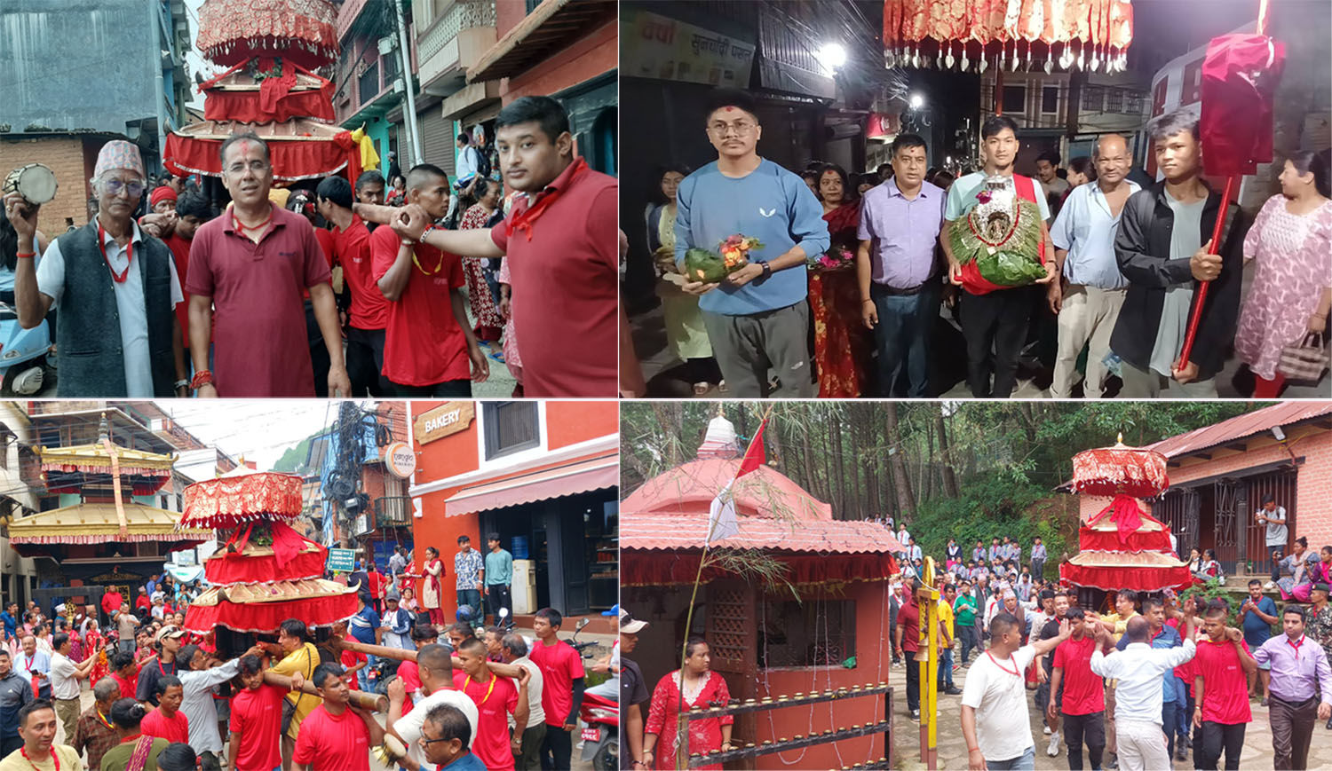 तानसेनमा निकालियो भगवती जात्राको झल्को दिने ‘गणेशको रथयात्रा’