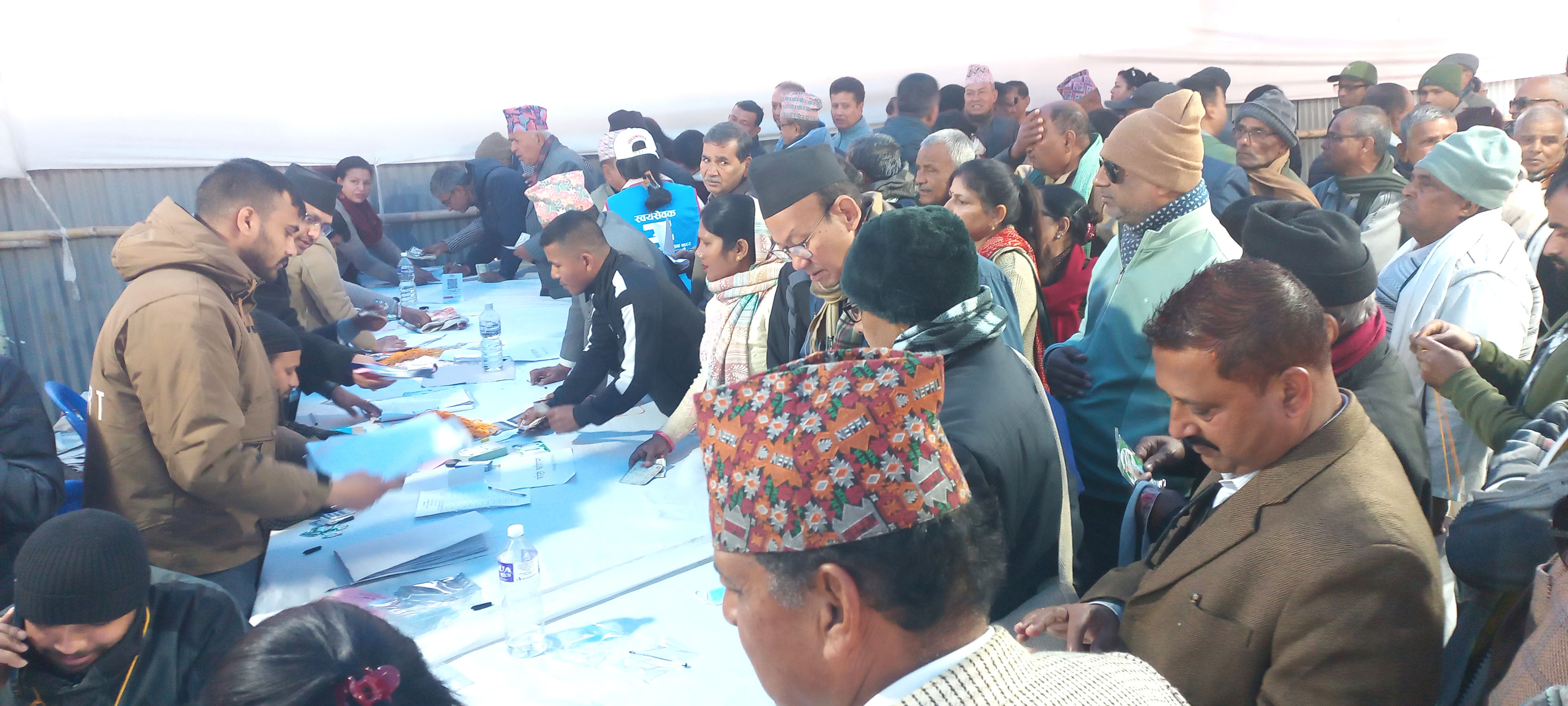 विशेष महाधिवेशन : दिउँसोसम्म एक हजार तीन सय २७ सहभागीद्वारा नाम दर्ता