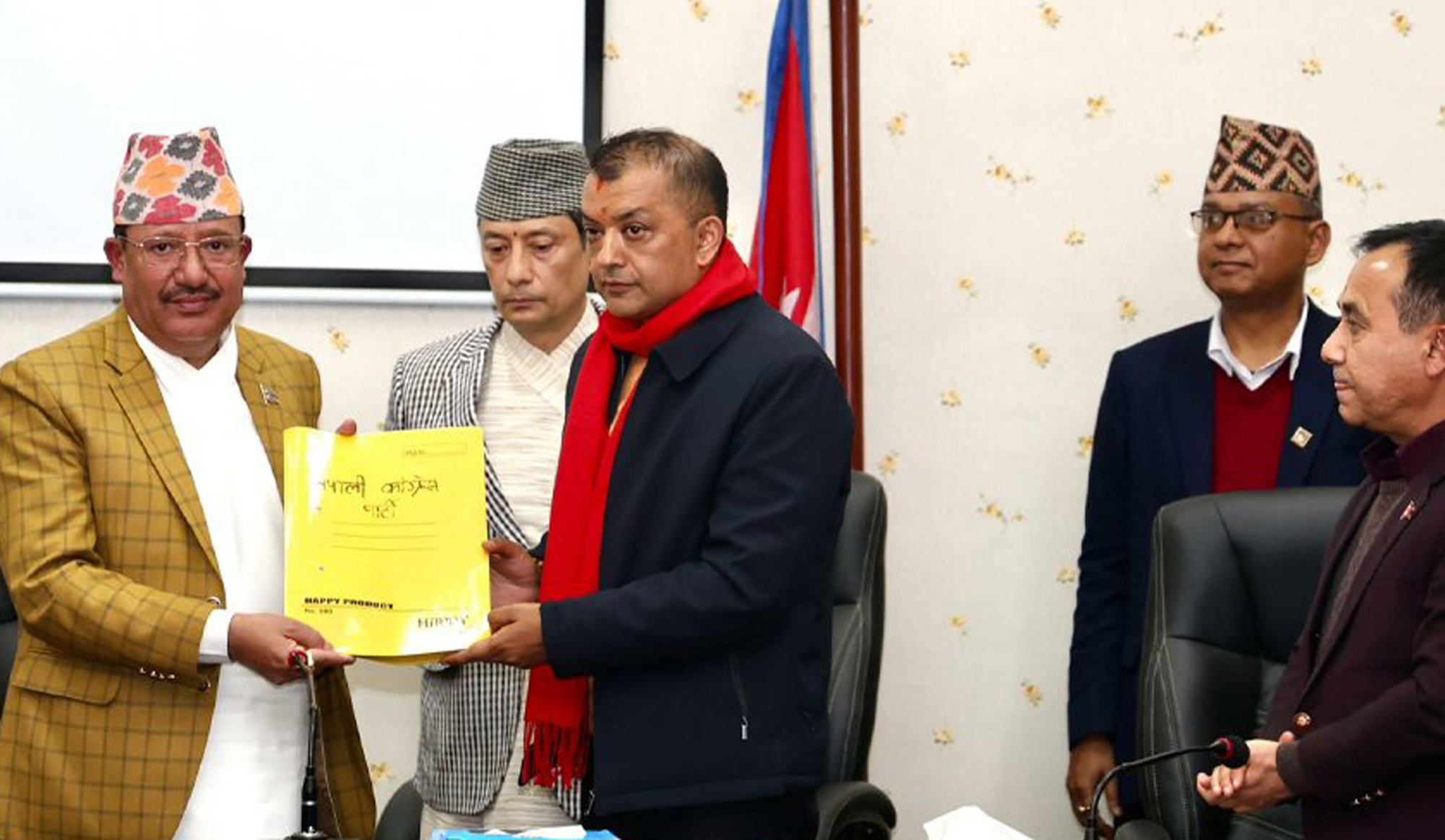 निर्वाचन आयोगले दियो काँग्रेसको आधिकारिकता गगन–विश्व समूहलाई 