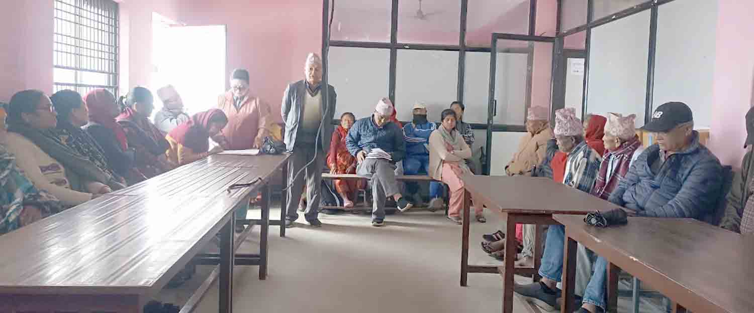 तानसेन –६ मा जेष्ठ नागरिक संघ गठन