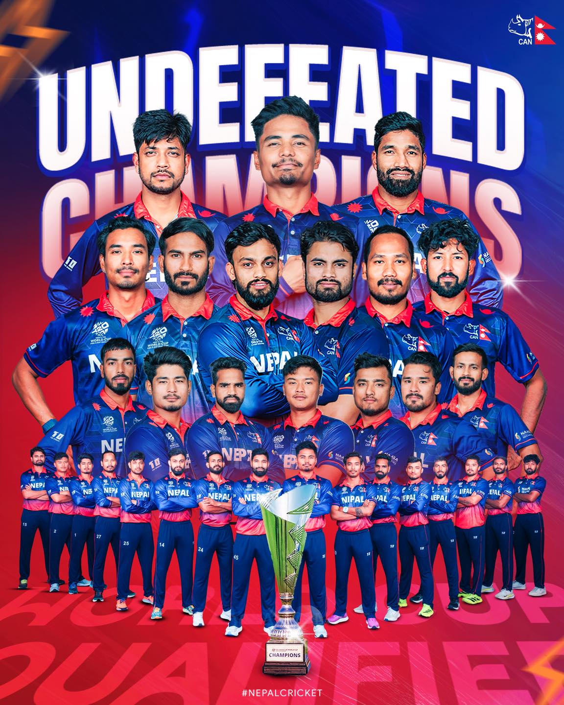 नेपाललाई विश्वकप छनोटको उपाधि