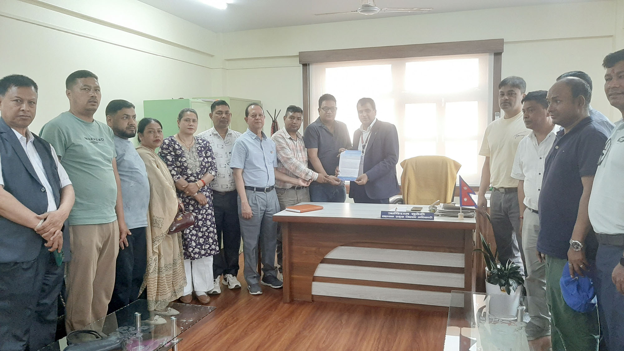 इन्धन मूल्यवृद्धि नियन्त्रण गर्न पाल्पा उद्योग वाणिज्य संघको माग,  सरकारलाई बुझायो ज्ञापन पत्र