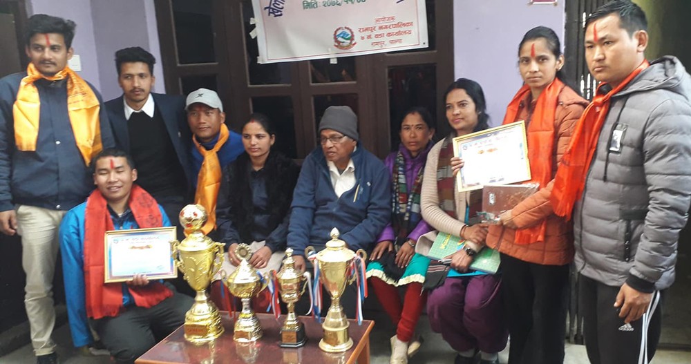 रामपुरका पत्रकार रेग्मी र रानालाई सम्मान