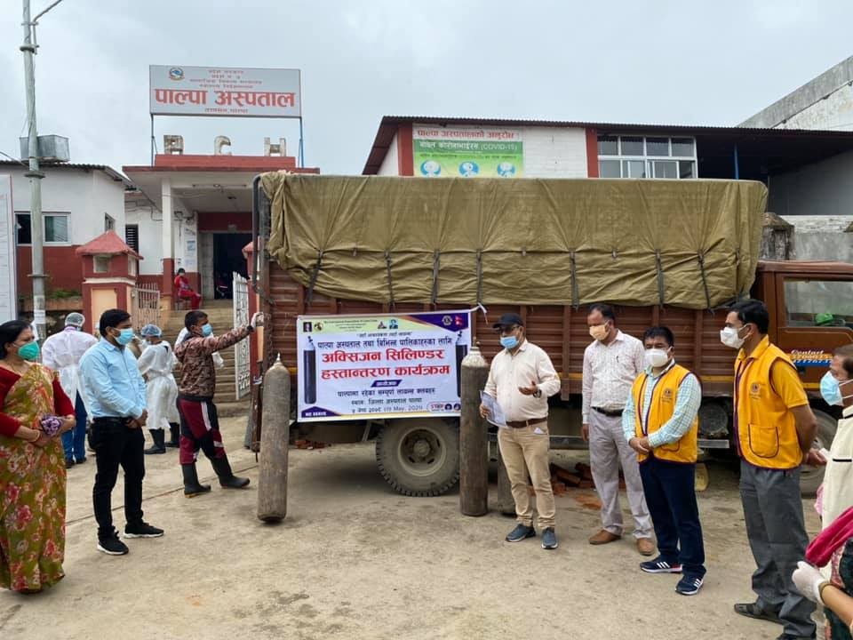 कोरोना महामारीमा पाल्पाका लायन्स क्लव