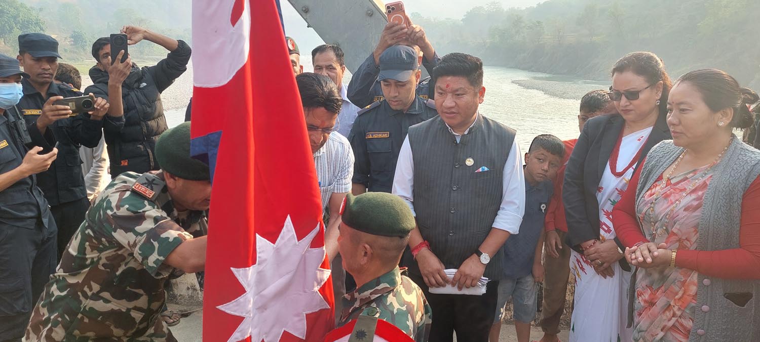 सेनाको गोरखा–जितगढी पदयात्रा टोली पाल्पा आइपुग्यो