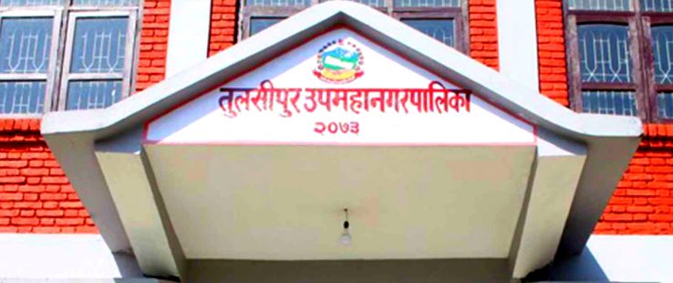 तुलसीपुरमा जग्गा नापनक्साङ्कनको  काम पुनः सुरु