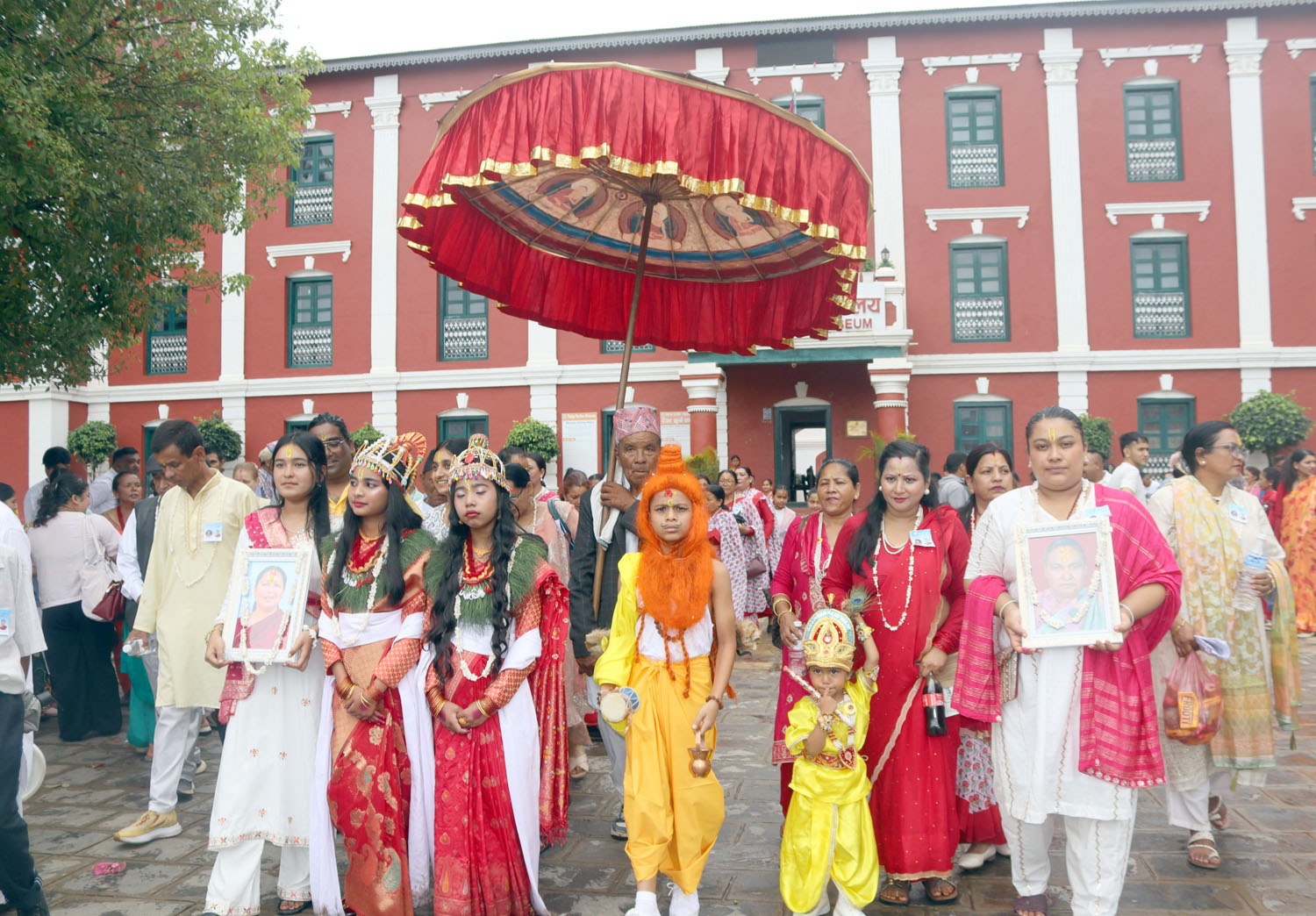 पाल्पाका नेवारी बस्तीमा निकालियो गाईजात्रा 