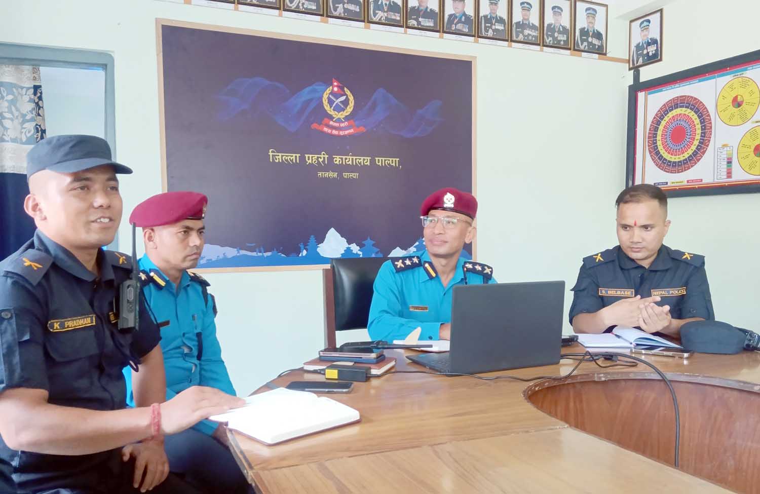 जिल्लाको शान्ति सुरक्षा कायम गर्न सबै पक्षसँग सहकार्य गर्छु :  प्रहरी उपरीक्षक थारु  