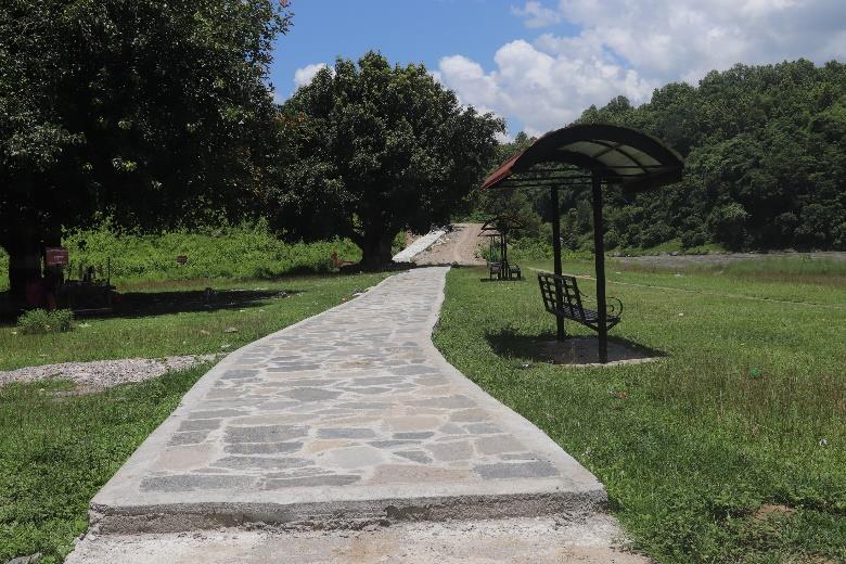 धार्मिक पर्यटन  प्रवर्द्धन गर्न कालीगण्डकी किनारमा पैदलमार्ग निर्माण