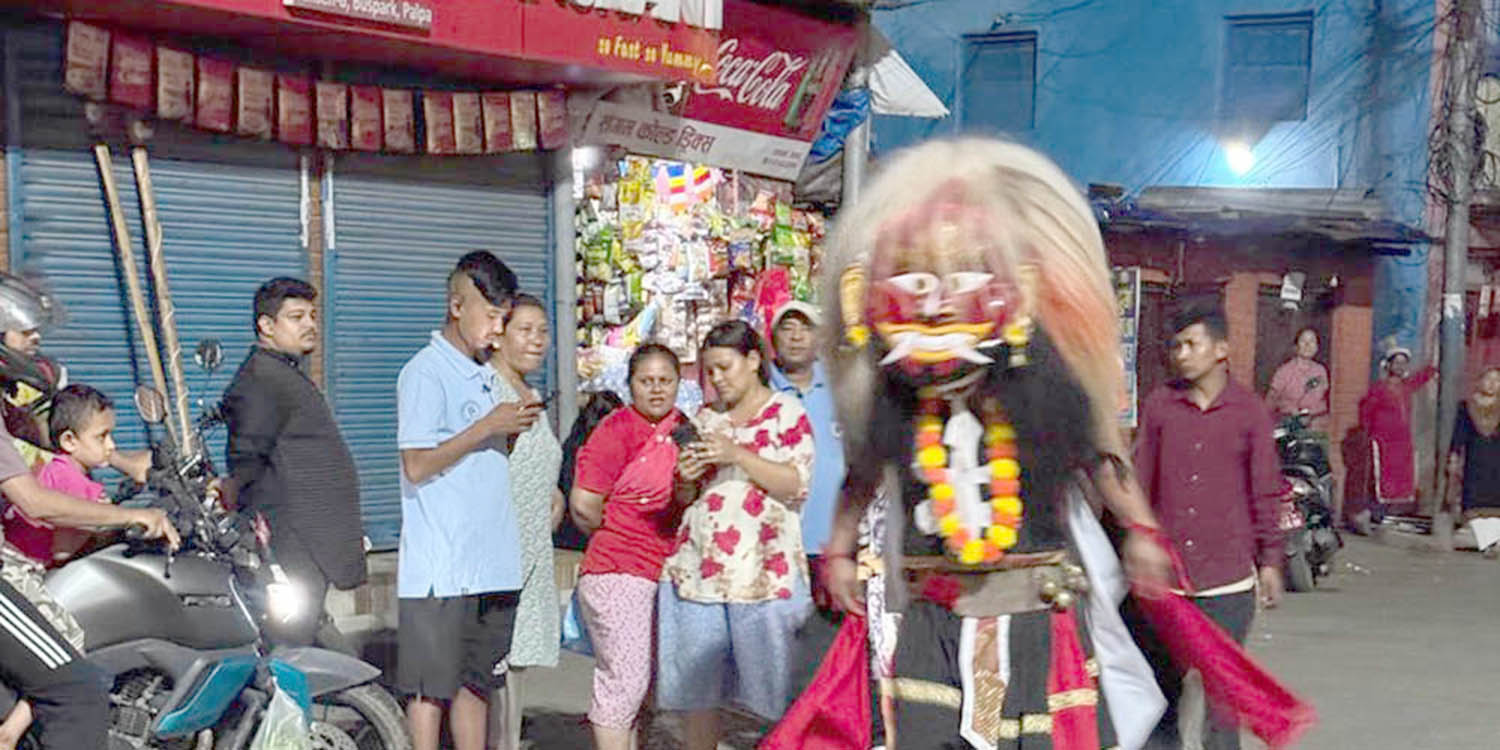 लाखे नाच संरक्षणमा तानसेनका युवा