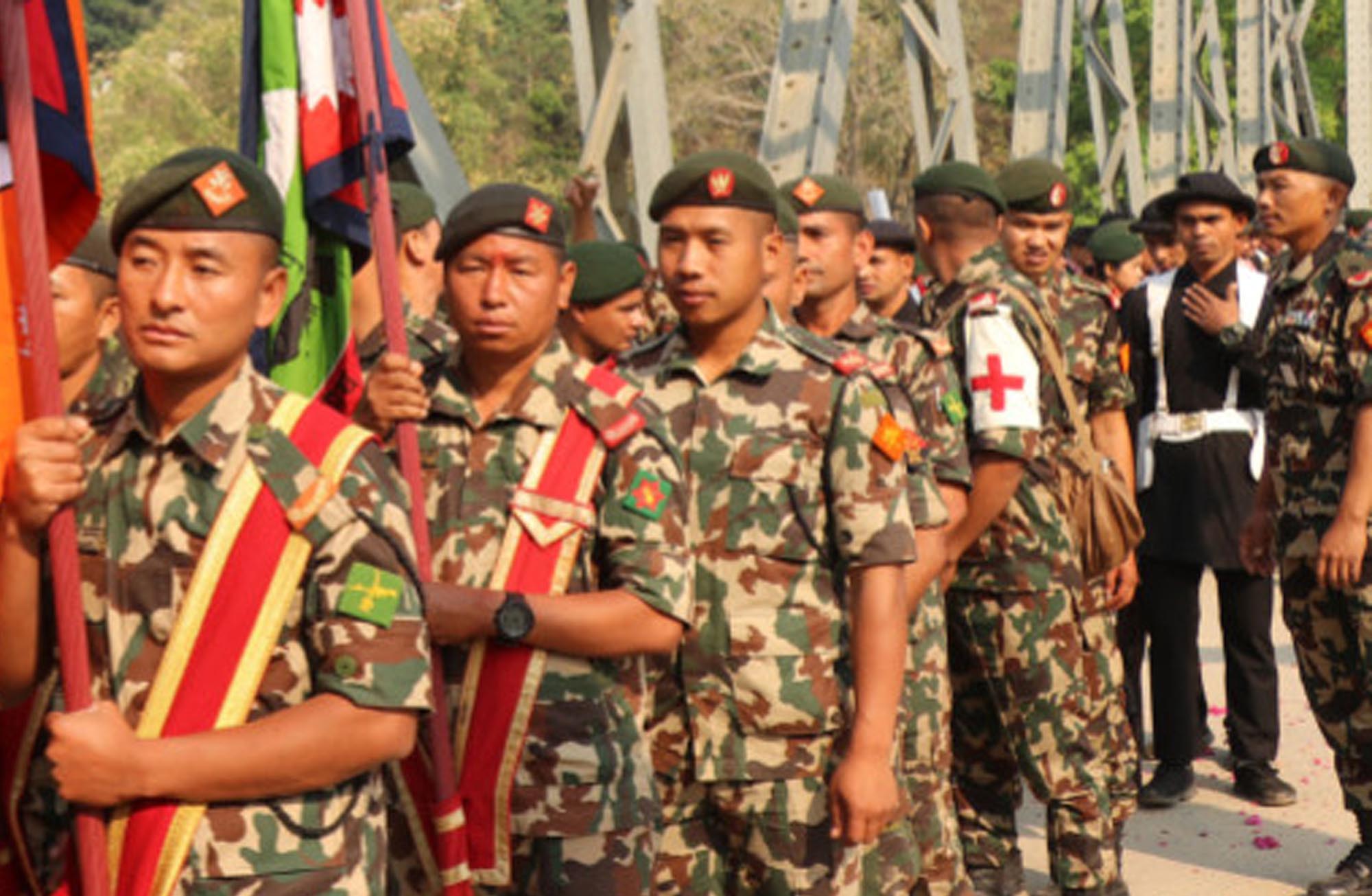 सेनाको तेस्रो गोरखा–जितगढी ऐतिहासिक पदयात्रा चैत २८ देखि  