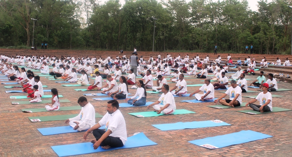 भारतीय दूतावासद्वारा लुम्बिनी योग कार्यक्रम