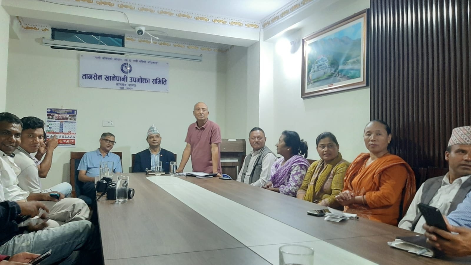 शनिबार तानसेन खानेपानीको साधारण सभा हुँदै
