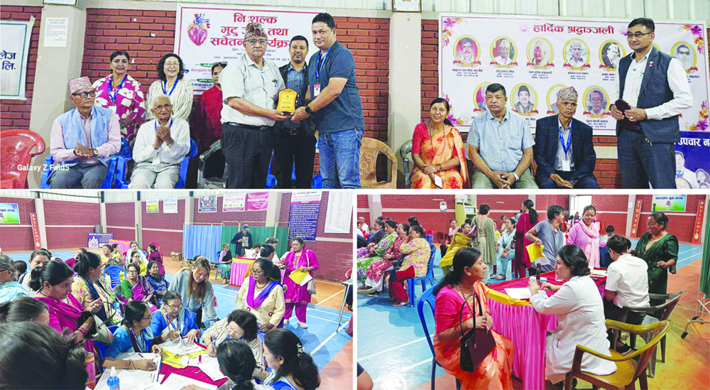 तानसेनमा निःशुःल्क मुटु परीक्षण तथा सचेतना