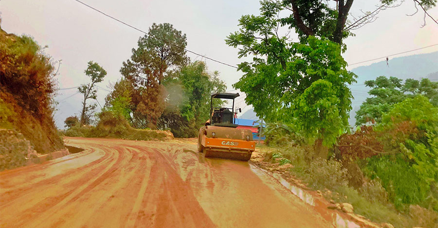 बागलुङका आठ ठूला सडक स्तरोन्नति हुँदै